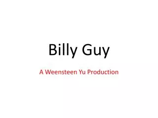 Billy Guy