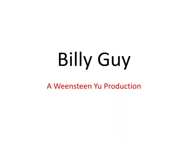 billy guy