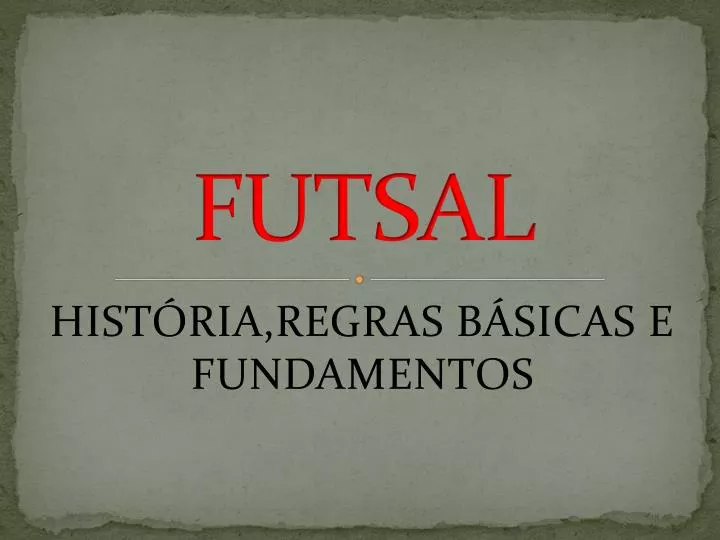 História Do Futsal, PDF, Futebol