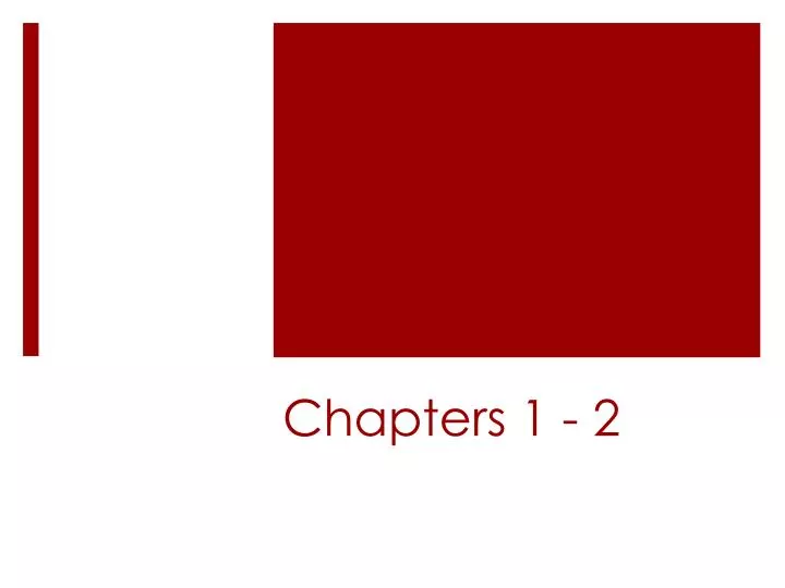 chapters 1 2
