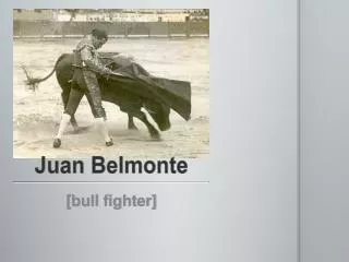 Juan Belmonte