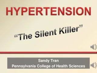 Sandy Tran Pennsylvania College of Health Sciences
