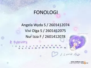 fonologi
