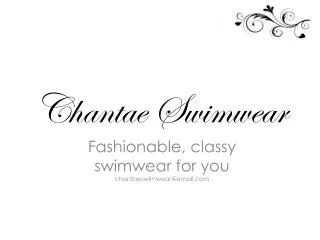 Chantae Swimwear