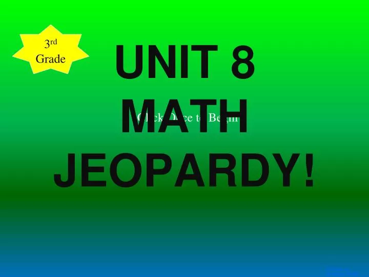 unit 8 math jeopardy