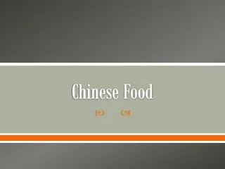 Chinese Food