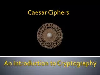 Caesar Ciphers