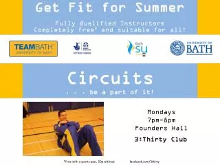 Circuits . . . be a part of it!