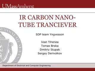 IR CARBON NANO-TUBE TRANCIEVER