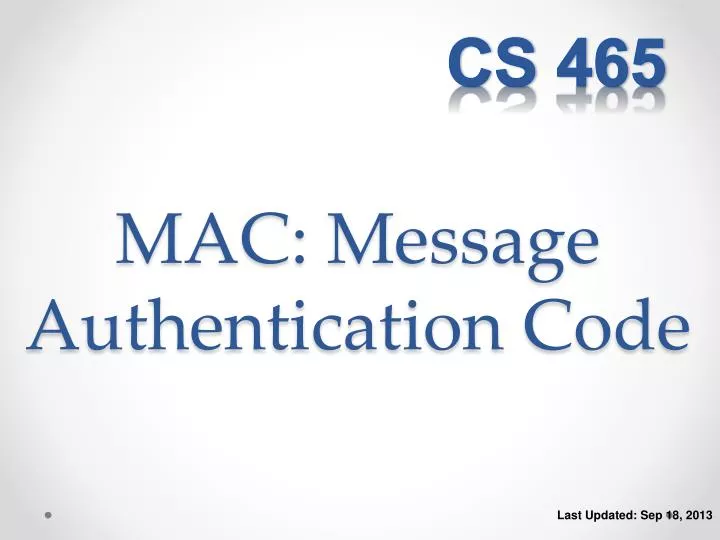 mac message authentication code