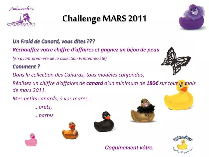 challenge mars 2011