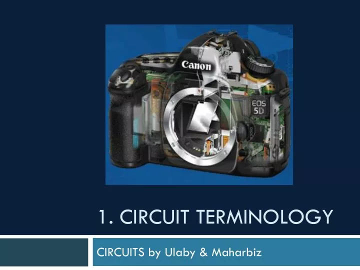 1 circuit terminology