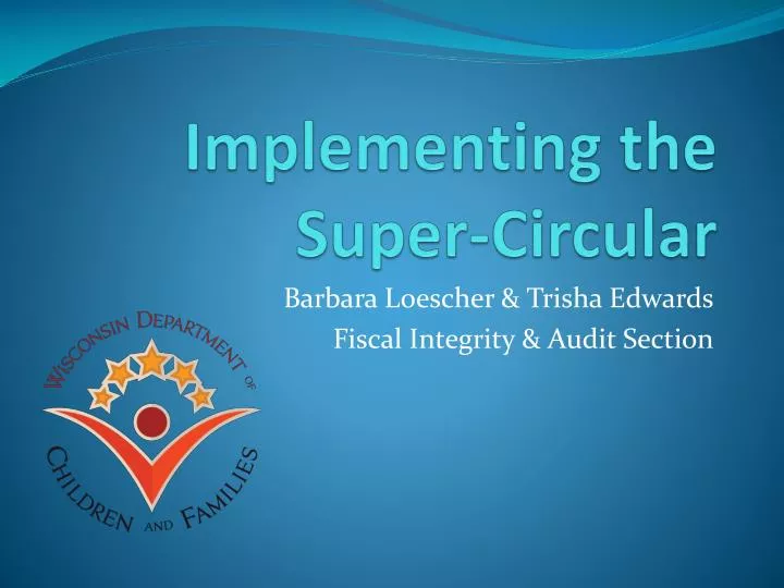 implementing the super circular
