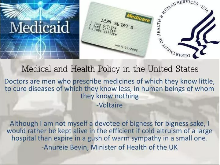 medical and health policy in the united states