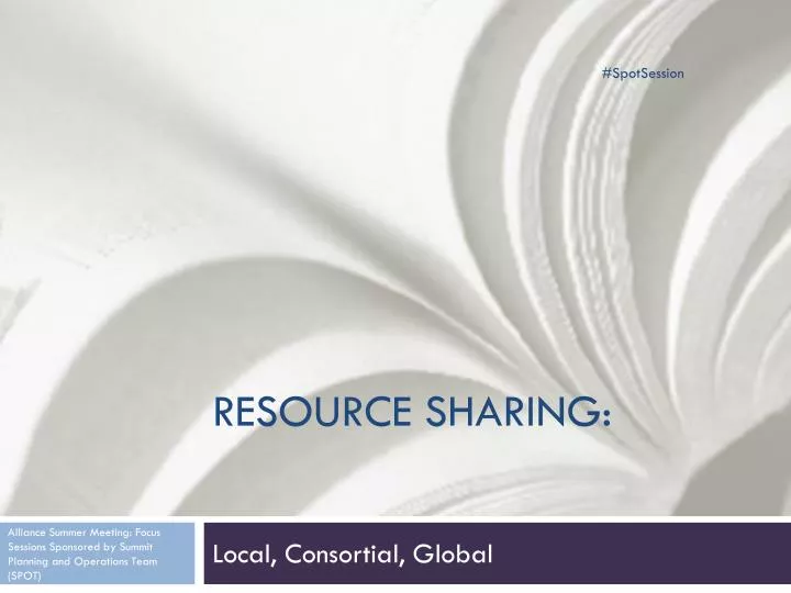 resource sharing