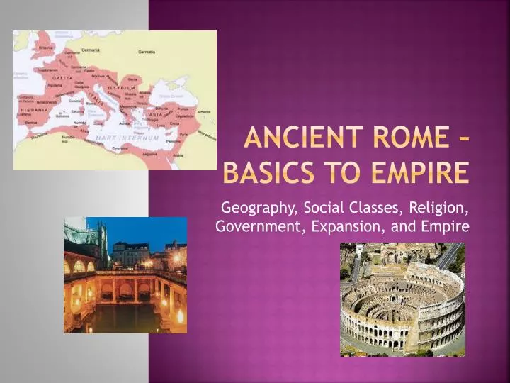 ancient rome basics to empire