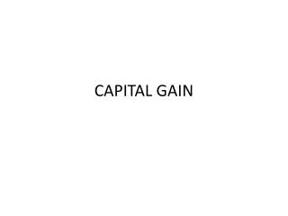 capital gain