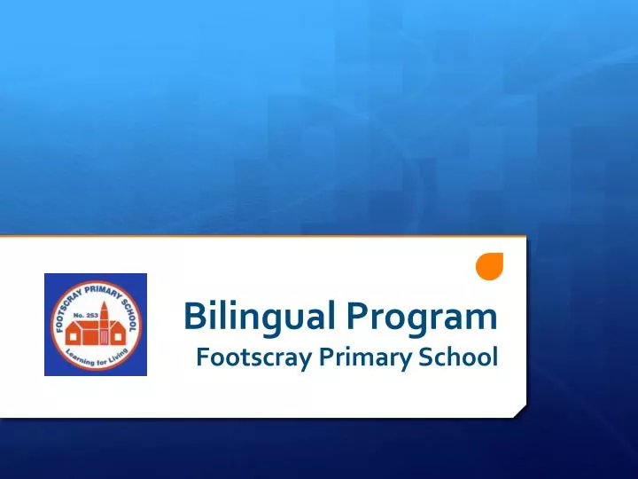bilingual program footscray primary school