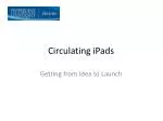 Circulating iPads - slide 1
