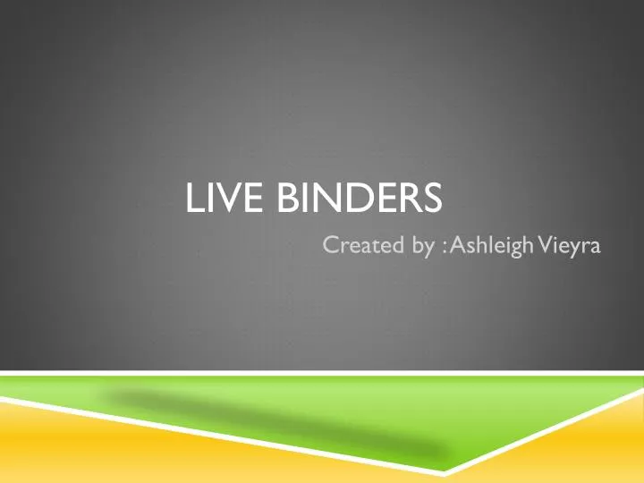 live binders