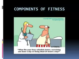 Components of Fitness