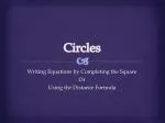 Circles - slide 1