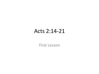 acts 2 14 21