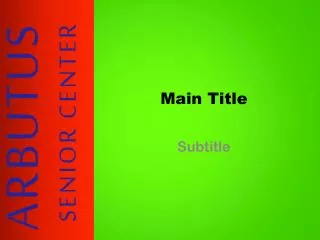 main title