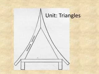 Unit: Triangles