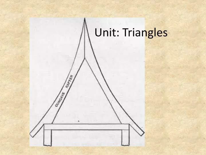 unit triangles