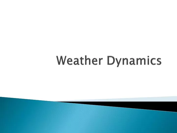 weather dynamics