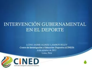 intervenci n gubernamental en el deporte
