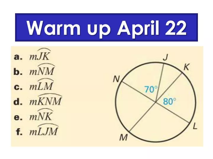 warm up april 22