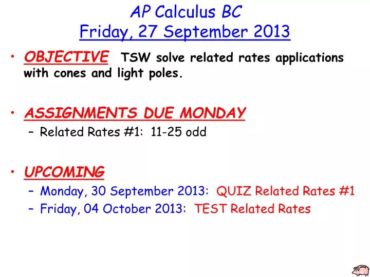 ap calculus bc friday 27 september 2013
