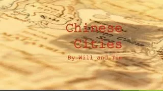 Chinese Cities