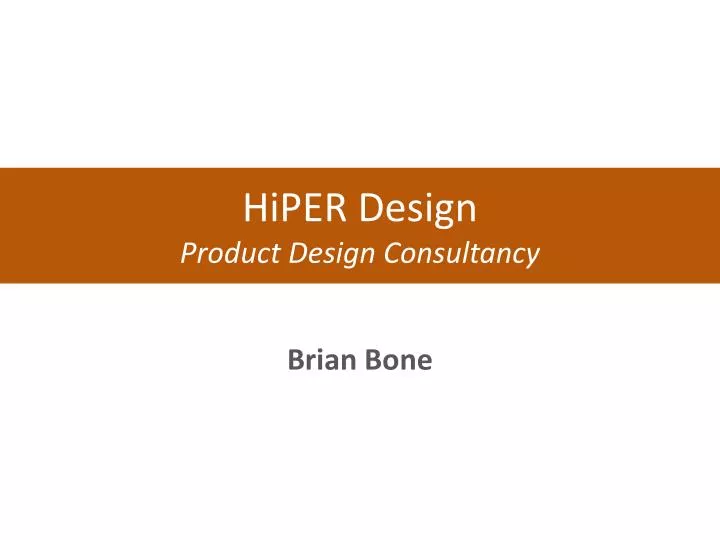 hiper design product design consultancy