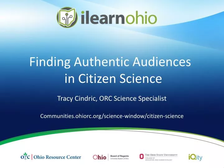 finding authentic audiences in citizen science