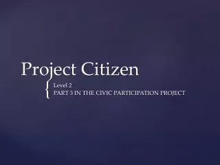 Project Citizen