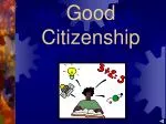 Good Citizenship - slide 1