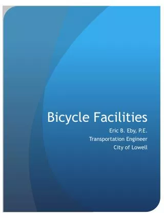 Bicycle Facilities
