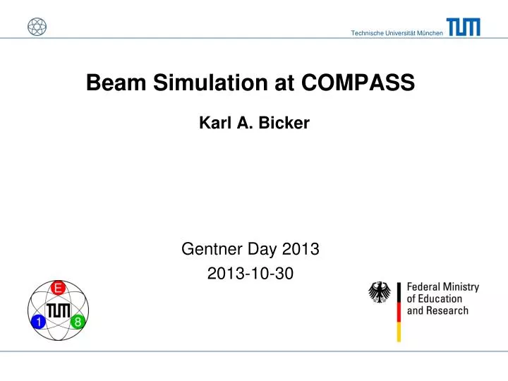 beam simulation at compass