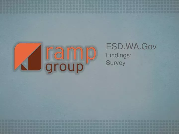 esd wa gov findings survey