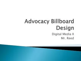 Advocacy Billboard Design