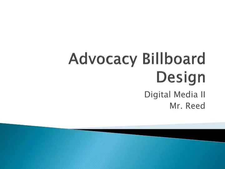 advocacy billboard design