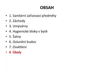 obsah