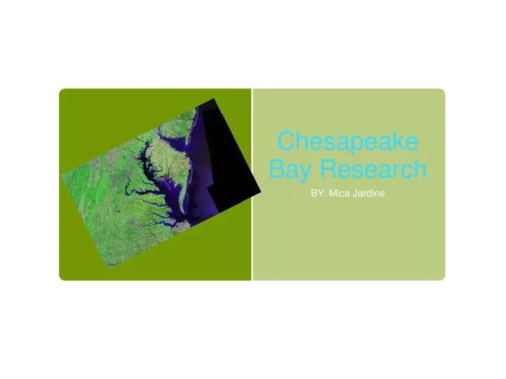 chesapeake bay research