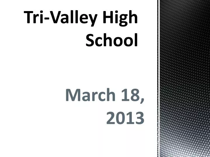 tri valley high school
