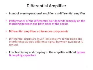 Differential Amplifier