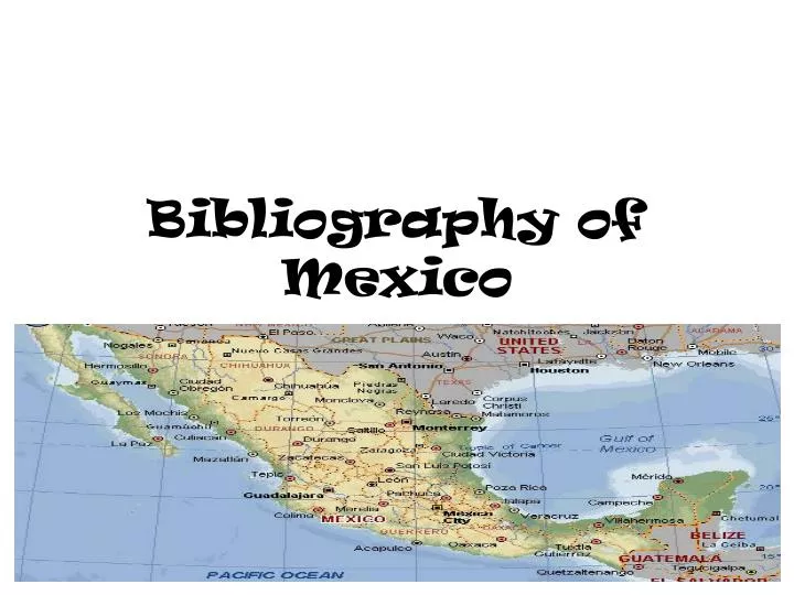 bibliography of mexico