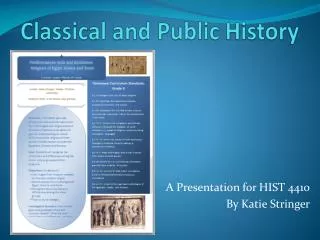 Classical and Public History